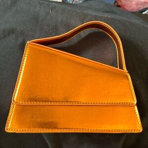 Orange hand bag